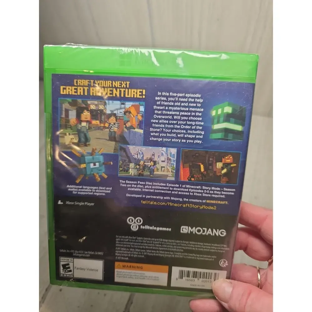 B052 Minecraft Story Mode Season Two Telltale Series Microsoft Xbox One 2017 New